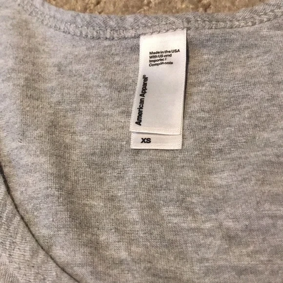 AMERICAN APPAREL Aviator Sunglasses Tank Top Red White and Blue - Picture 2 of 5